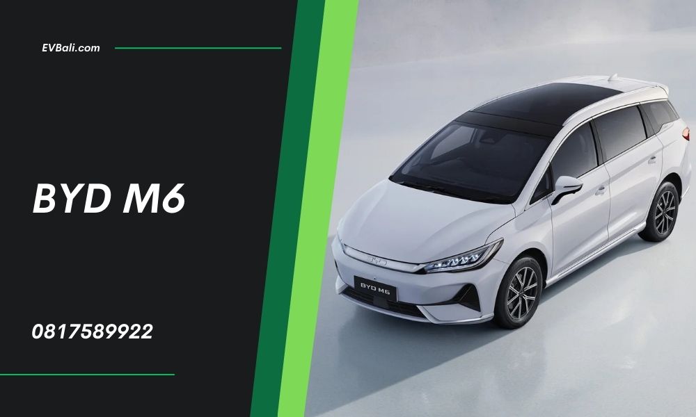Sewa mobil listrik BYD M6 di Bali